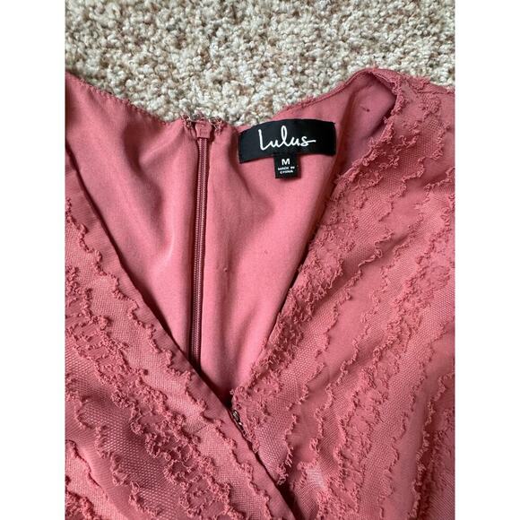 LULU's "Cherish the moment" Dress, size Medium, Rusty Rose - Picture 6 of 14